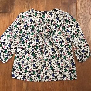 Talbots floral blouse